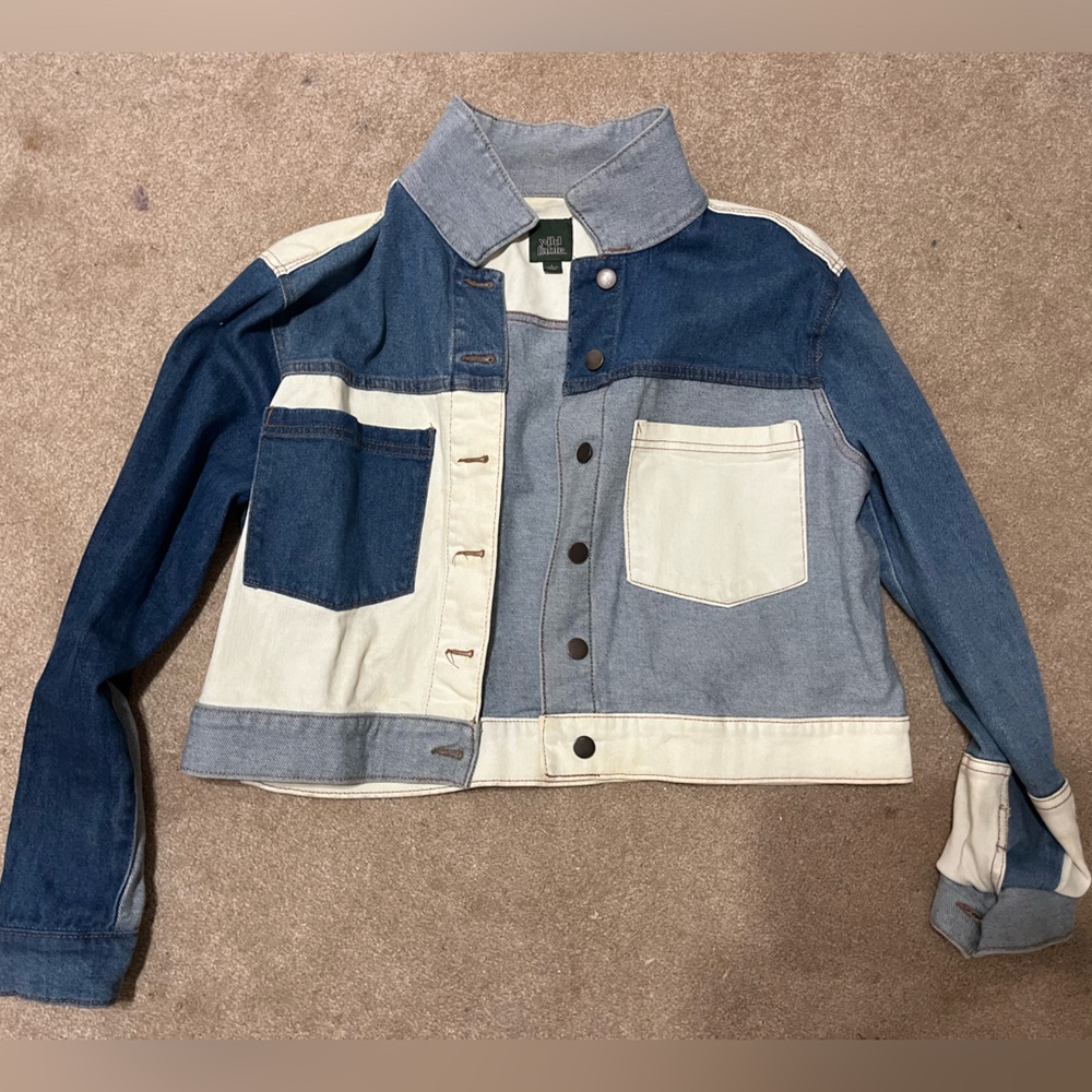 Wild Fable Patchwork Jean jacket
